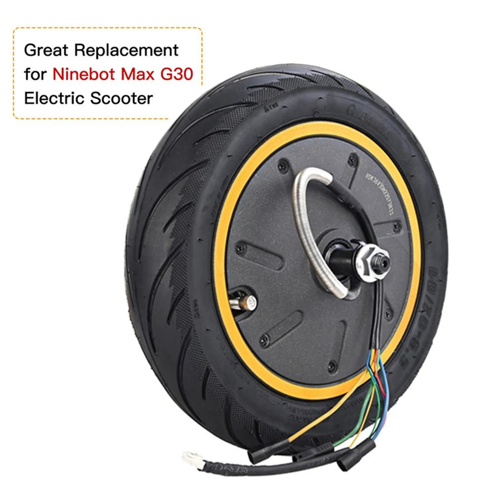 60/70-6.5 Motor Electric Scooter 36V 500W Engine Wheel For Ninebot Max G30 Electric Scooter Rear Driving Wheel Tire Motor Repair AXSSIBLZ