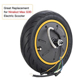 60/70-6.5 Motor Electric Scooter 36V 500W Engine Wheel For Ninebot Max G30 Electric Scooter Rear Driving Wheel Tire Motor Repair AXSSIBLZ