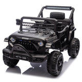 12V Kids Ride On Electric Truck Car W/Parents Control,2WD,Four-wheel suspension,Early education function,Adjustable volume,USB AXSSIBLZ