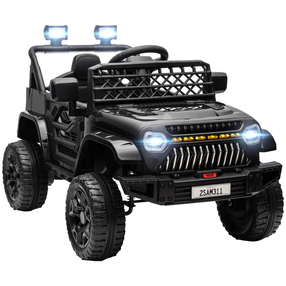 12V Ride on Truck W/ Spring Suspension, Remote, Pink AXSSIBLZ