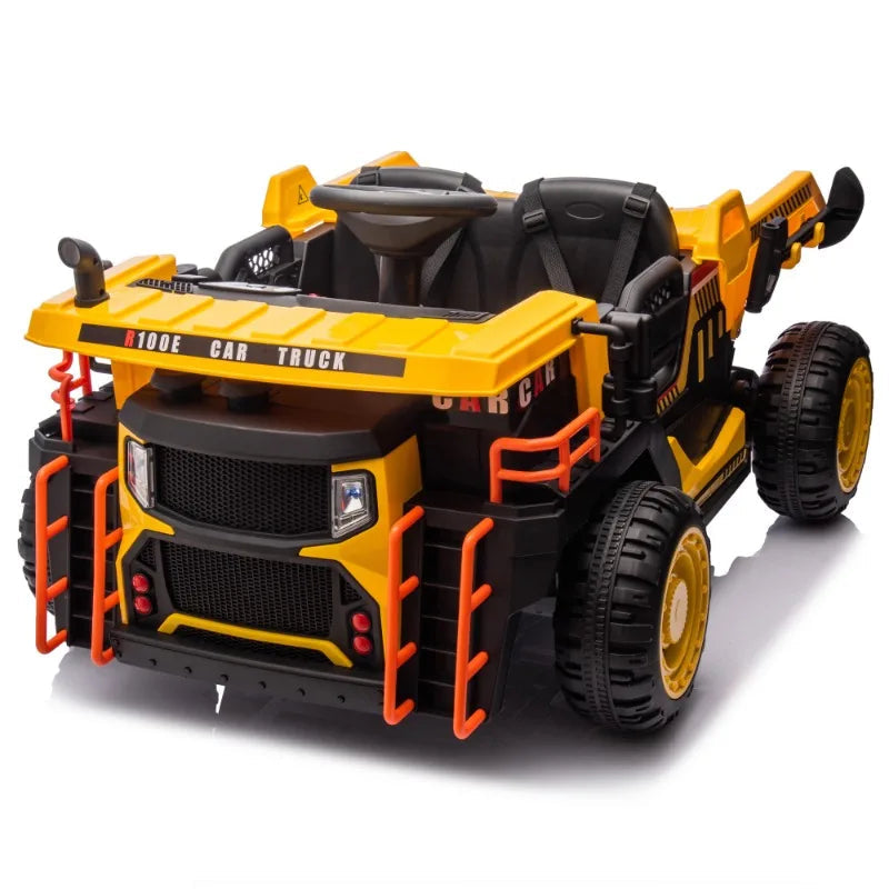 24V Two-seater Kids Ride on Electric Car W/parents Control,400W Motor,Provide A Speed of 3.11-4.97MPH for Kids Aged 3+. AXSSIBLZ
