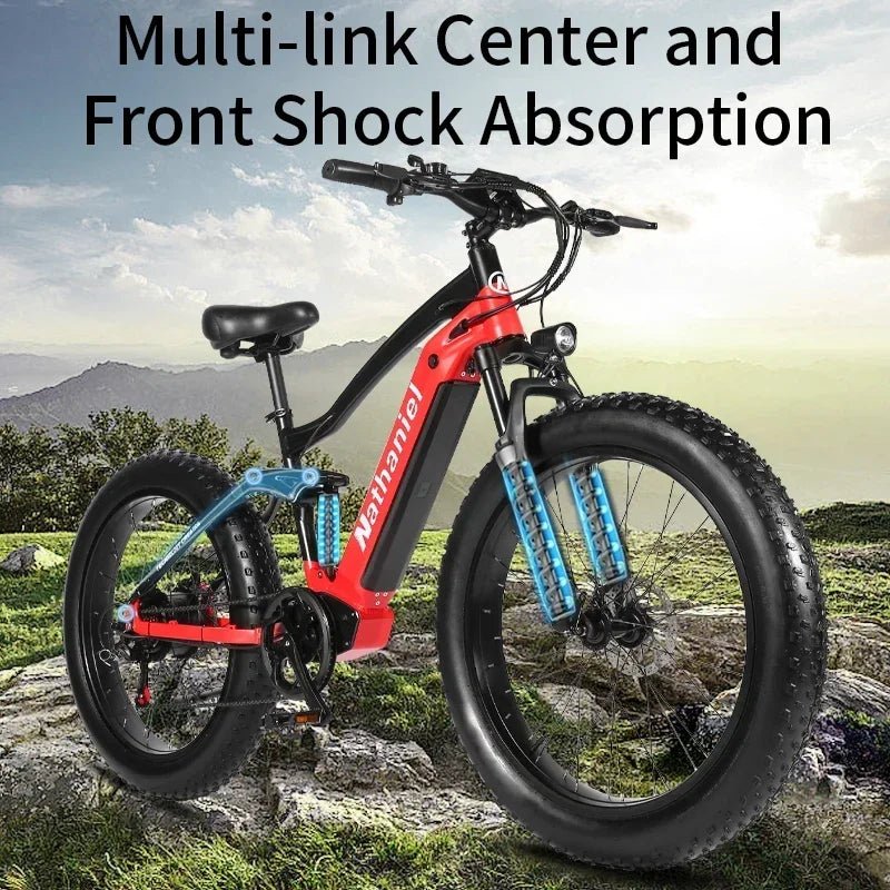 CHINA US 1000W Off-road Electric Bike 26 inch 4.0 Fat Tire Outdoor Sports Mountain Bike 20Ah Battery Adult Bike 40km/h ebike AXSSIBLZ