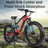 CHINA US 1000W Off-road Electric Bike 26 inch 4.0 Fat Tire Outdoor Sports Mountain Bike 20Ah Battery Adult Bike 40km/h ebike AXSSIBLZ