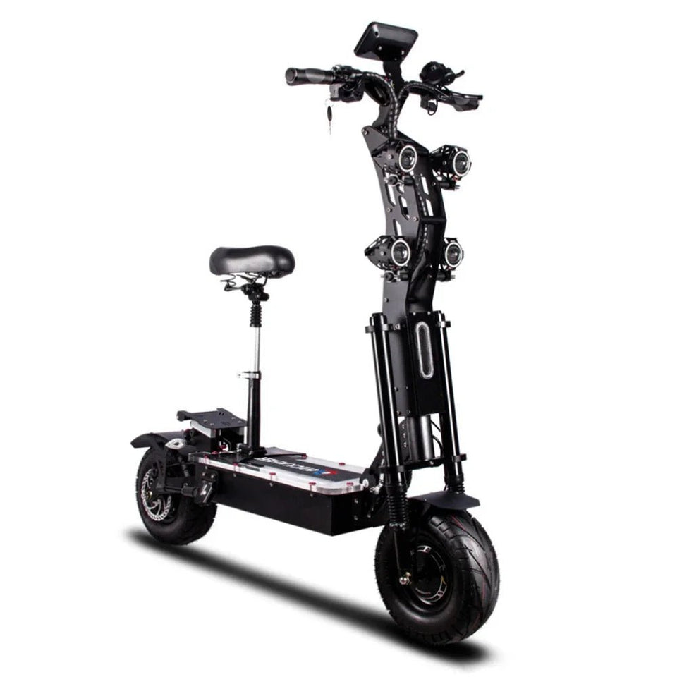 Dual Motor 10000W Top Electric Scooter 14 Inch Oversized Off-Road Tyres 72V-40AH Panasonic Brand Battery Maximum Speed 120KM/H AXSSIBLZ