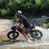 AKEZ RuggedRider 52V 1500W Electric Fat Bike – 20x4.0" Off-Road Tires, Hydraulic Brakes, Removable 25Ah Battery for Extreme Terrain AXSSIBLZ