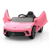 Ride On Car for Kids 12V Licensed Battery Powered Sports Car with 2 Speeds, Parent Control, Sound System, Led Headlights AXSSIBLZ