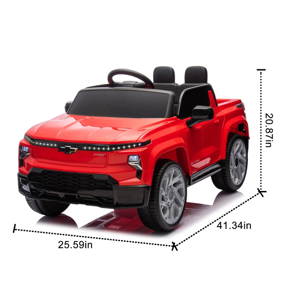 24V Kids Ride on Car, 4 Wheel Suspension, LED Lights, Bluetooth, Speed 2.49-3.73MPH Kids Cars Electric in Ride On AXSSIBLZ