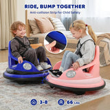 Ride on Bumper Car for Toddlers,1.9MPH Max,12V Battery Car for Kids W/Parent Remote,2-Speed,2 Driving Mode,360°Spin,Electric Bum AXSSIBLZ