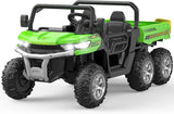 Ride On Truck Car 24 V Kids Electric Vehicles w/Parent Remote Control, Children Ride On Utv Car w/Safety Belt, Phone Connections AXSSIBLZ