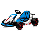 24V Go Kart for Kids 6+ Ride On Drift Kart with 200W*2 Extra Powerful Motors 8.1MPH High Speed Drifting with Music Horn AXSSIBLZ