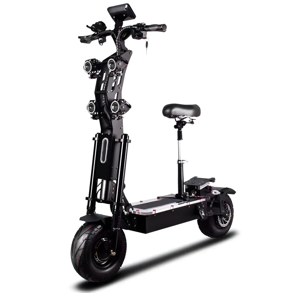 2024 new 10000W 72v 40ah electric scooter 14-inch tires maximum speed 120km/h cruising range 120km LCD screen foldable scooter AXSSIBLZ
