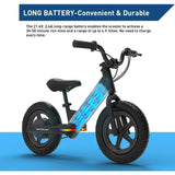 BK1 Electric Balance Bike for Kids, 12 Inch Tires, 150W Peak Motor, Adjustable Seat, 21.6V/2.6Ah Battery, Electric Bike AXSSIBLZ