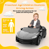 Ride On Car for Kids 12V Licensed Battery Powered Sports Car with 2 Speeds, Parent Control, Sound System, Led Headlights AXSSIBLZ