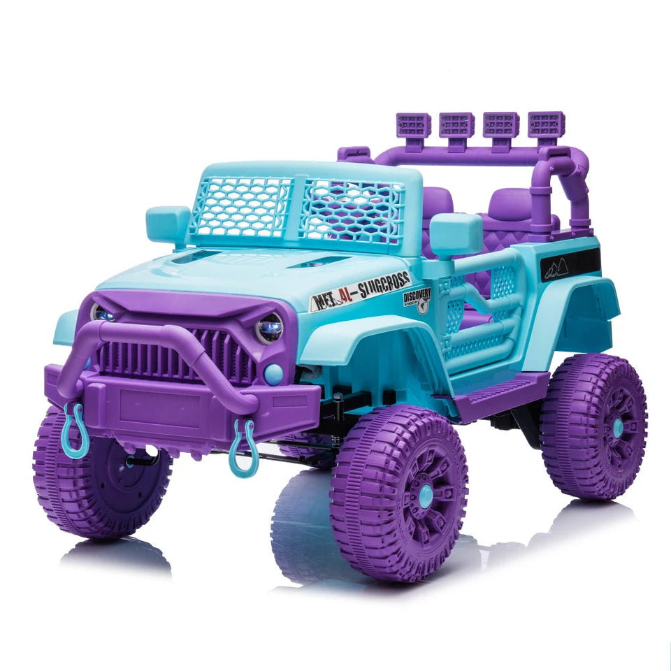 24V Kids Ride On Car W/Parents Remote Control,400W Motor,Four Wheel Suspension,Adjustable speed,USB,MP3,Music,Bluetooth AXSSIBLZ