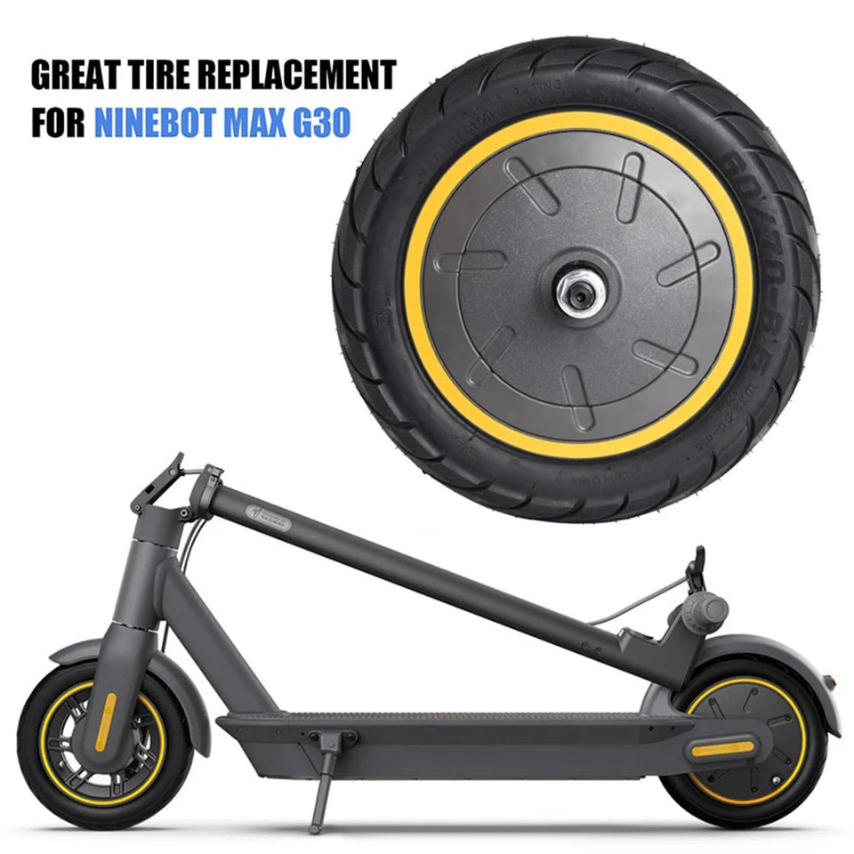 60/70-6.5 Motor Electric Scooter 36V 500W Engine Wheel For Ninebot Max G30 Electric Scooter Rear Driving Wheel Tire Motor Repair AXSSIBLZ