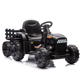 Ride on Tractor2.0 with Trailer,24V Battery Powered Electric Tractor Toy, 200w*2motor 1.86-4.97MPH/Remote Control AXSSIBLZ
