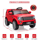 12V 4.5 MPH Ride on Toys for toddlers 3-8 Kids Electric Car with Parent Remote Control Music Player MP3 LED Lights AXSSIBLZ