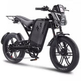 Retro Beach Two Wheel Electric Bike Wide Fat Tire Power Assist Pedal Electric Bike with 48V Downtube Battery AXSSIBLZ