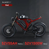 AKEZ PowerRide 52V 1500W Electric Motorcycle – Tough Aluminum Alloy Frame, 20" Off-Road Tires, Dual 55Ah Batteries for Endless Adventures AXSSIBLZ