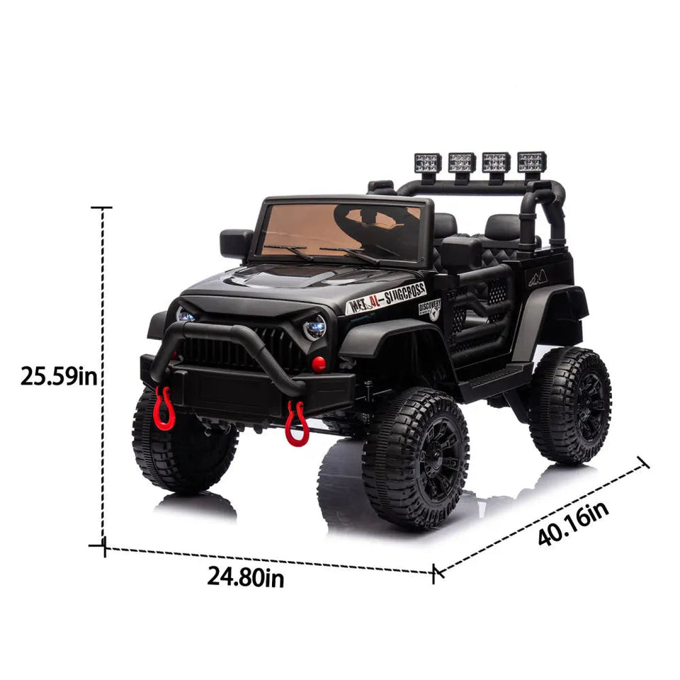 24V Kids Ride On Car W/Parents Remote Control,400W Motor,Four Wheel Suspension,Adjustable speed,USB,MP3,Music,Bluetooth AXSSIBLZ