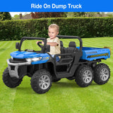 Ride On Truck Car 24 V Kids Electric Vehicles With Remote Control, Children Ride On Utv Car With Safety Belt, For Boys Girls AXSSIBLZ