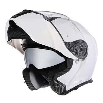 Roozo Modular Flip Up Motorcycle Helmets Full Face Helmet Dual Visor for Adults DOT Approved AXSSIBLZ