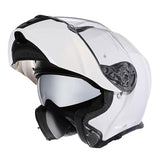 Roozo Modular Flip Up Motorcycle Helmets Full Face Helmet Dual Visor for Adults DOT Approved AXSSIBLZ
