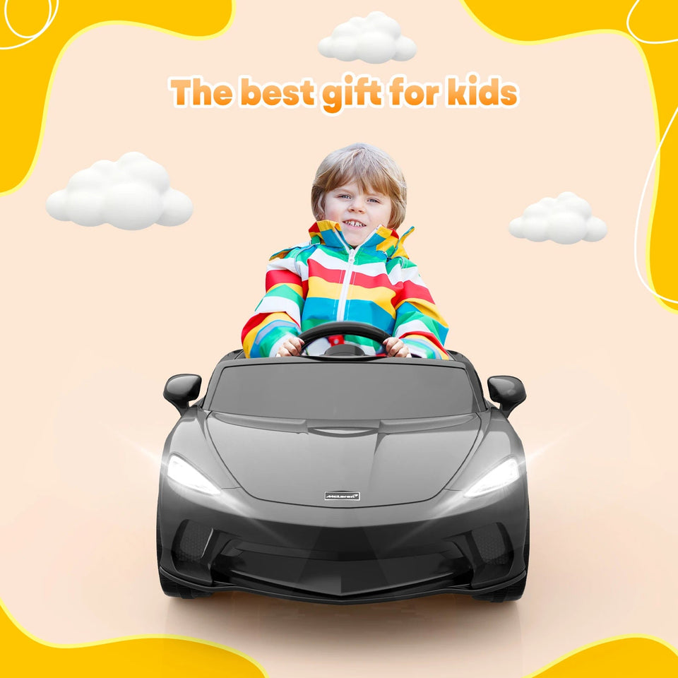 Ride On Car for Kids 12V Licensed Battery Powered Sports Car with 2 Speeds, Parent Control, Sound System, Led Headlights AXSSIBLZ