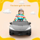 Ride On Car for Kids 12V Licensed Battery Powered Sports Car with 2 Speeds, Parent Control, Sound System, Led Headlights AXSSIBLZ
