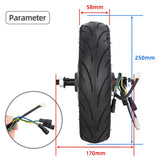 60/70-6.5 Motor Electric Scooter 36V 500W Engine Wheel For Ninebot Max G30 Electric Scooter Rear Driving Wheel Tire Motor Repair AXSSIBLZ