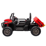 24V Ride On Truck 2 Seater Ride On UTV with 2x200W Motor Ride On Dump Truck with Dump Bed/Shovel Ride On Car with Remote Control AXSSIBLZ