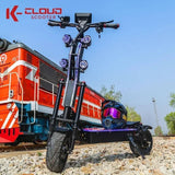 2024 new 10000W 72v 40ah electric scooter 14-inch tires maximum speed 120km/h cruising range 120km LCD screen foldable scooter AXSSIBLZ
