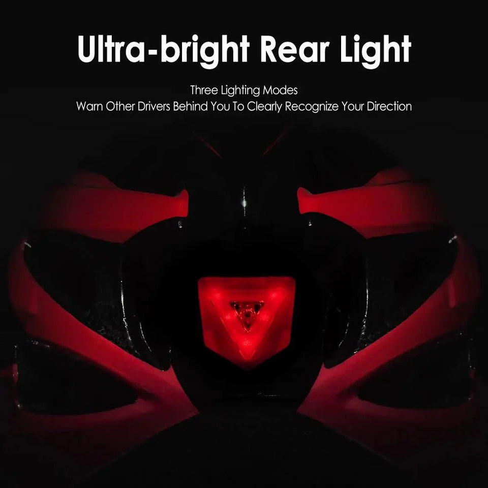 VICTGOAL Taillight Magnetic Goggles Bicycle Helmet - AXSSIBLZ
