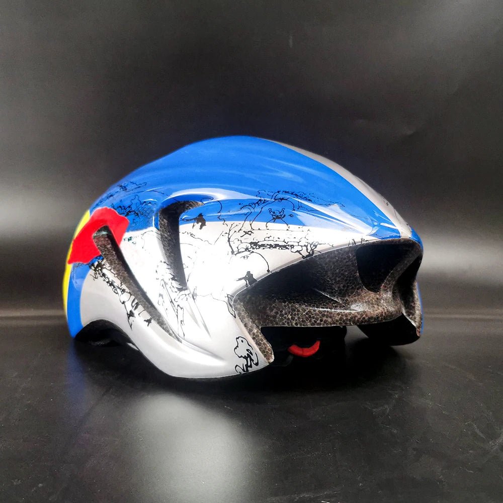 Red Airo Cycling Helmet Bike Helmet Mountain Bike Road Bike Helmet Adult Men's and Women Sports Helmets Hard Hat Cascos Ciclismo AXSSIBLZ