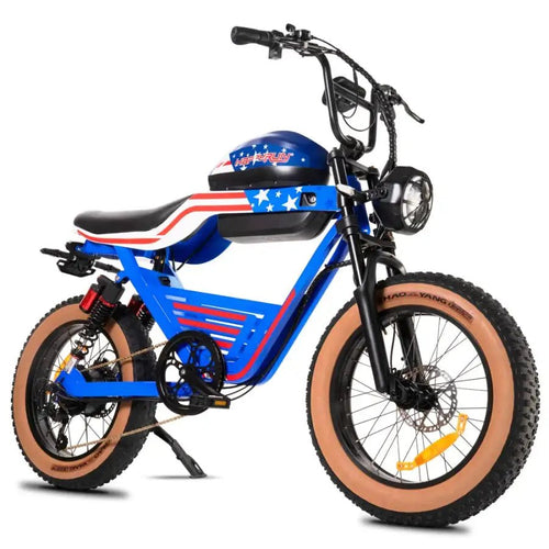 HAPPYRUN G100 Global Comme Morative Electric Bikes All-Terrain Electric Motor Bike 1000w Motor 18Ah+20Ah Dual Battery AXSSIBLZ
