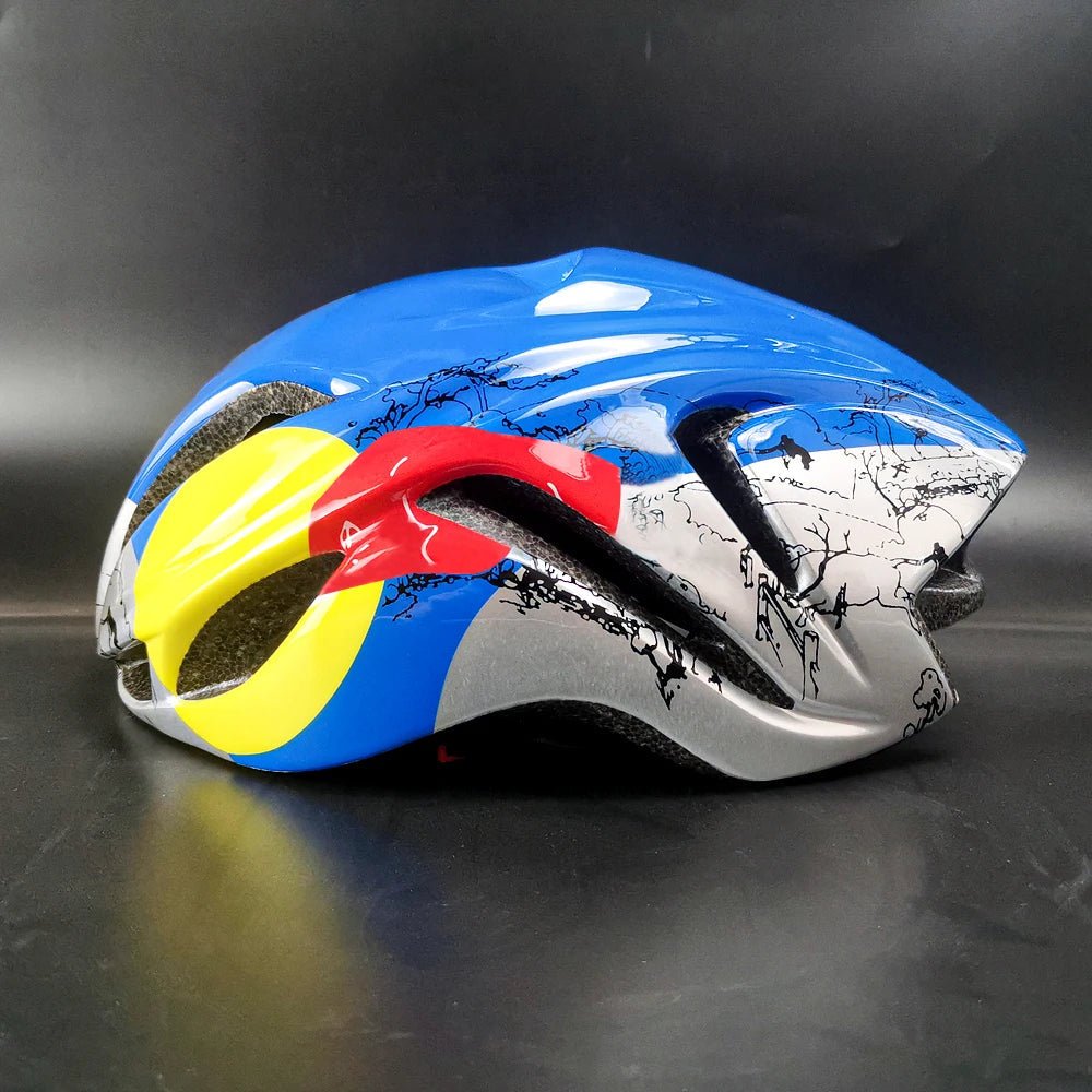 Red Airo Cycling Helmet Bike Helmet Mountain Bike Road Bike Helmet Adult Men's and Women Sports Helmets Hard Hat Cascos Ciclismo AXSSIBLZ