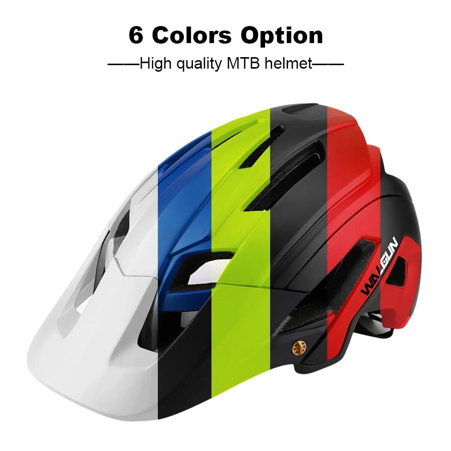 Trail bike helmet MTB mountain XC AM bikes helmet for men women adults off road cycling helmet with visor enduro bicylce helmets AXSSIBLZ