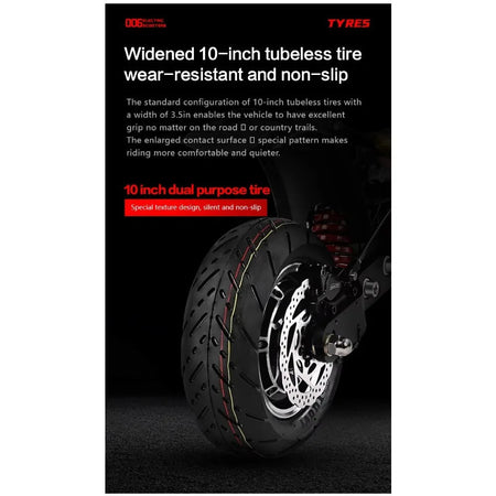 Boyueda Q7Pro E-Scooter 3200W Dual Motor 52V19ah Battery Shock-absorbing Seats Electric Scooter 10*3.5inch Silent Tire eScooters AXSSIBLZ