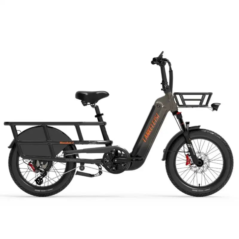 LANKELEISI Wombat-1 20" Cargo Electric Bike 1000W Motor 48V 20Ah Battery AXSSIBLZ