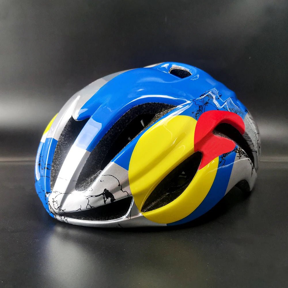 Red Airo Cycling Helmet Bike Helmet Mountain Bike Road Bike Helmet Adult Men's and Women Sports Helmets Hard Hat Cascos Ciclismo AXSSIBLZ