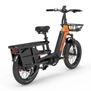 LANKELEISI Wombat-1 20" Cargo Electric Bike 1000W Motor 48V 20Ah Battery AXSSIBLZ