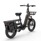 LANKELEISI Wombat-1 20" Cargo Electric Bike 1000W Motor 48V 20Ah Battery AXSSIBLZ
