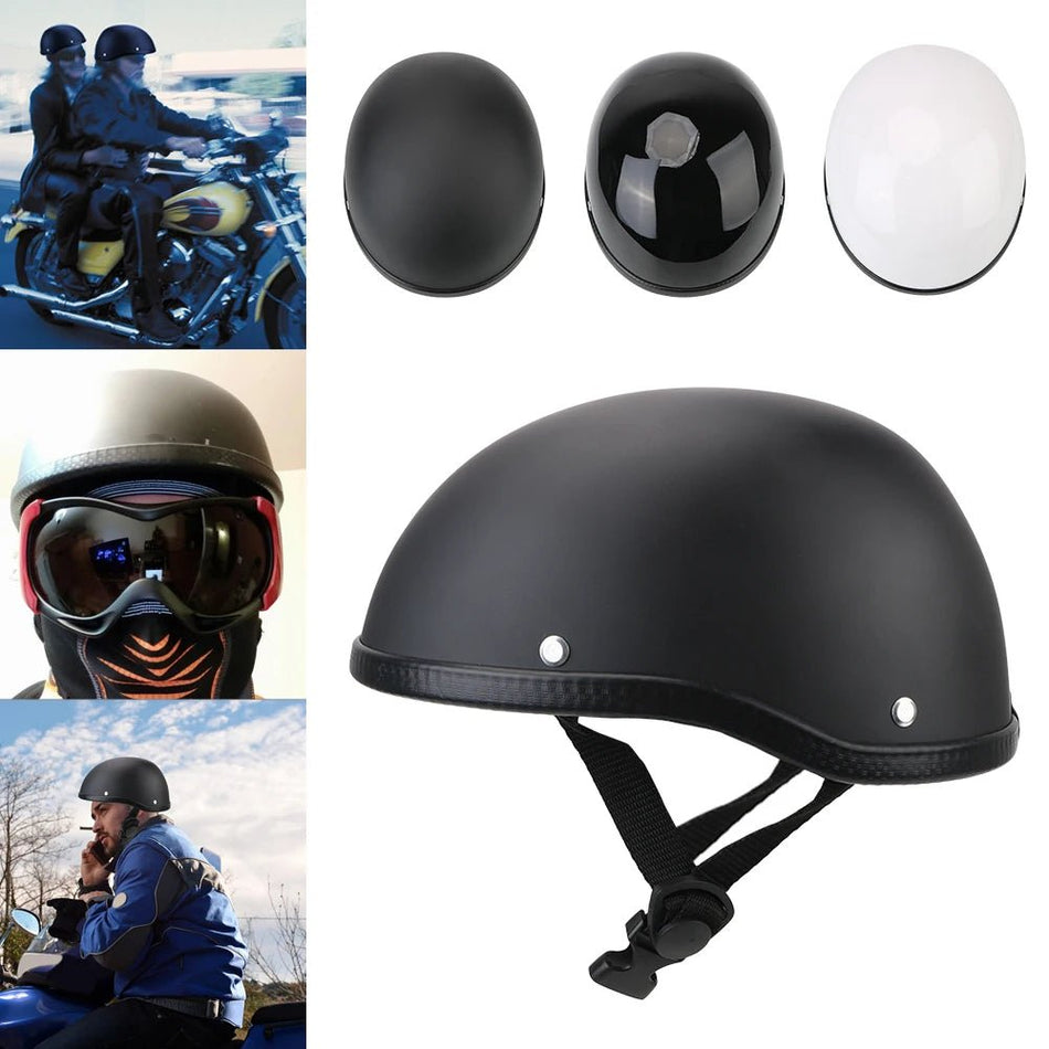 Motorcycle Helmets MTB Bike Cycling Safety Protector Half face Type Retro Vintage Ultralight Fashion Motorbike Accessories AXSSIBLZ
