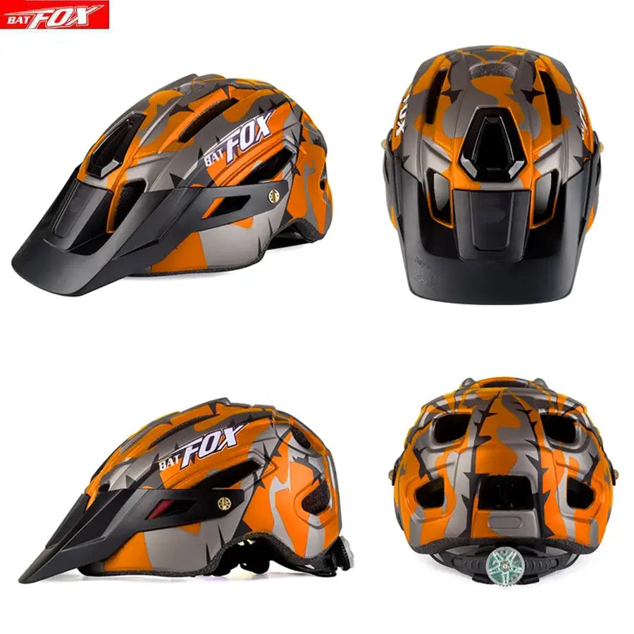 MTB Batfox Adult Outdoor Bicycle Safty Helmet - AXSSIBLZ