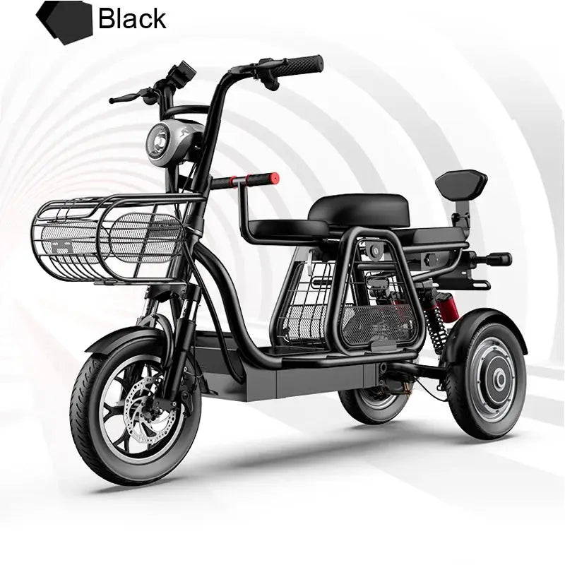 Black Xz-Mz Electric Scooter Bike