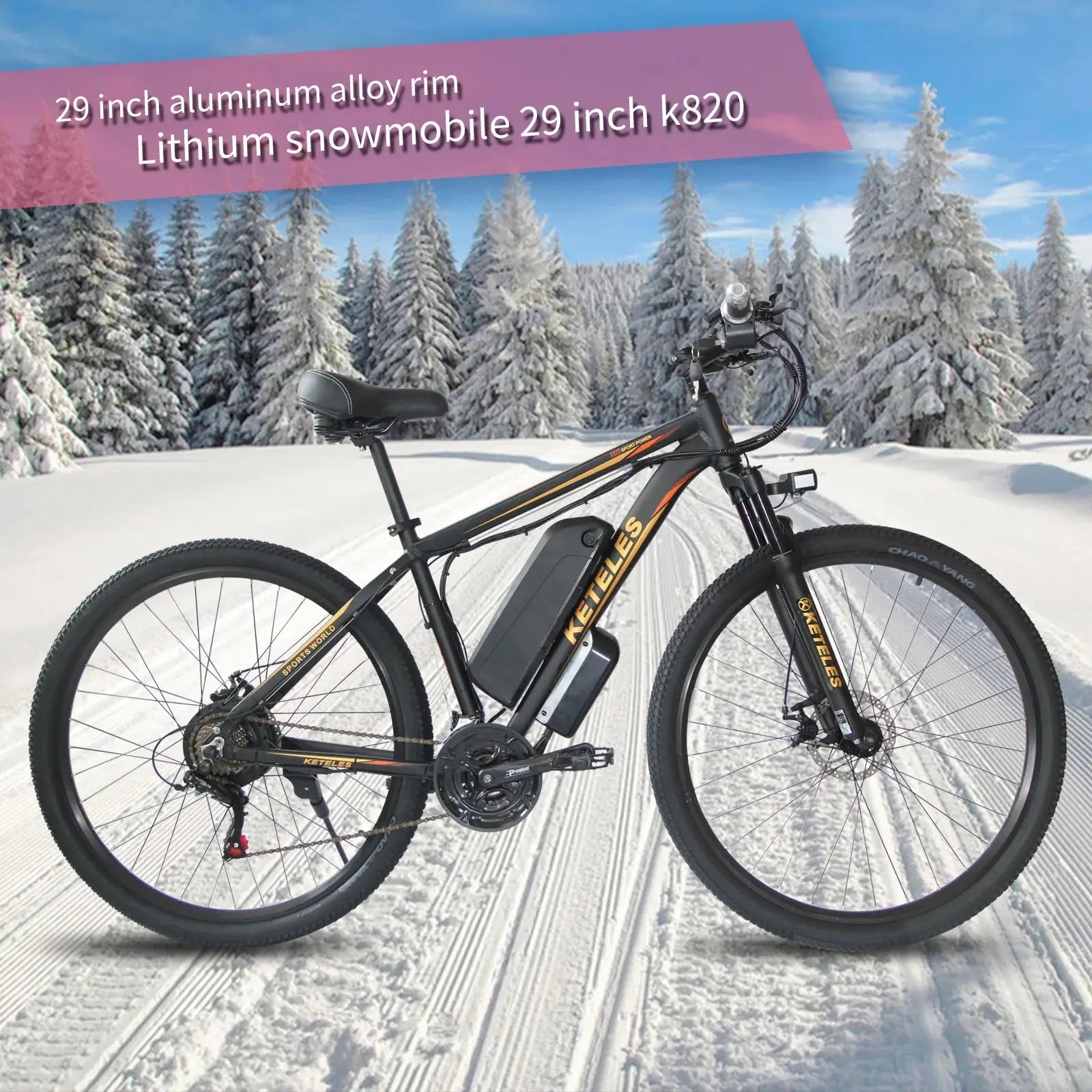 Keteles K820 Electric Mountain Bike - AXSSIBLZ