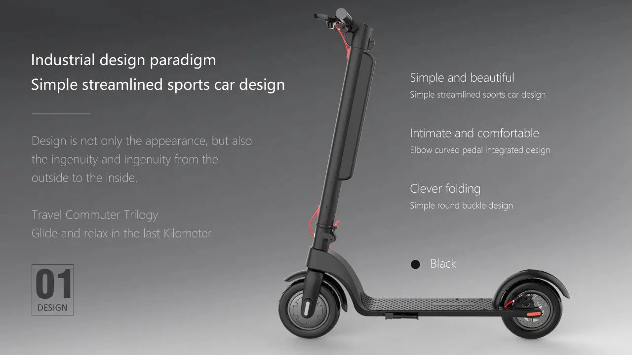 X8 Aviation E-Scooter sport car design