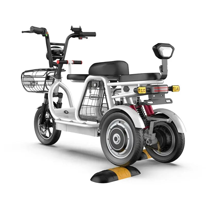 White Xz-Mz Electric Scooter Bike