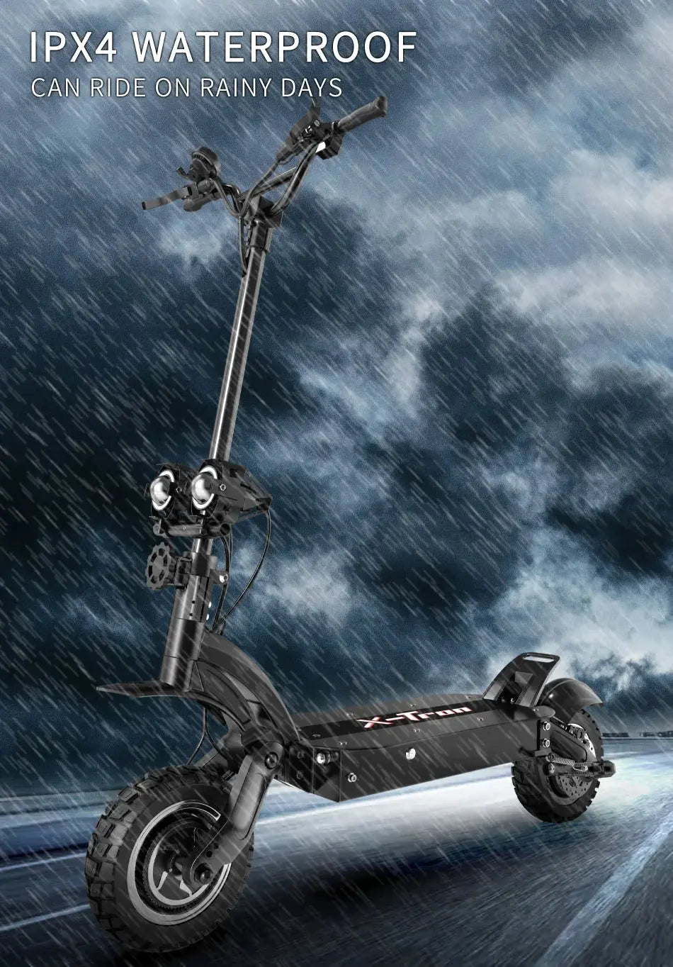 X-Tron X20Pro E-Scooter waterproof