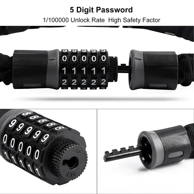 Anti-Theft Password Chain Lock - AXSSIBLZ